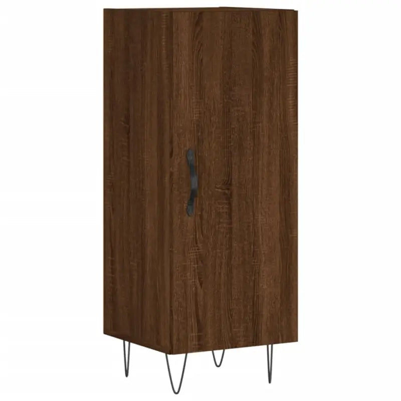 Hoge kast van bewerkt hout met moderne charme en duurzaamheid - Dressoirs & buffetkasten