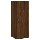 Hoge kast van bewerkt hout met moderne charme en duurzaamheid - Dressoirs & buffetkasten
