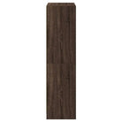 Hoge kast van bewerkt hout voor boeken en moderne interieurstijl - Dressoirs & buffetkasten