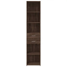 Hoge kast van bewerkt hout voor een klassieke en praktische inrichting - Dressoirs & buffetkasten