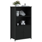 Hoge kast van bewerkt hout voor een moderne en duurzame uitstraling - Dressoirs & buffetkasten