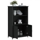 Hoge kast van bewerkt hout voor een moderne en duurzame uitstraling - Dressoirs & buffetkasten