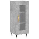 Hoge kast van bewerkt hout voor een stijlvolle en duurzame inrichting - Dressoirs & buffetkasten