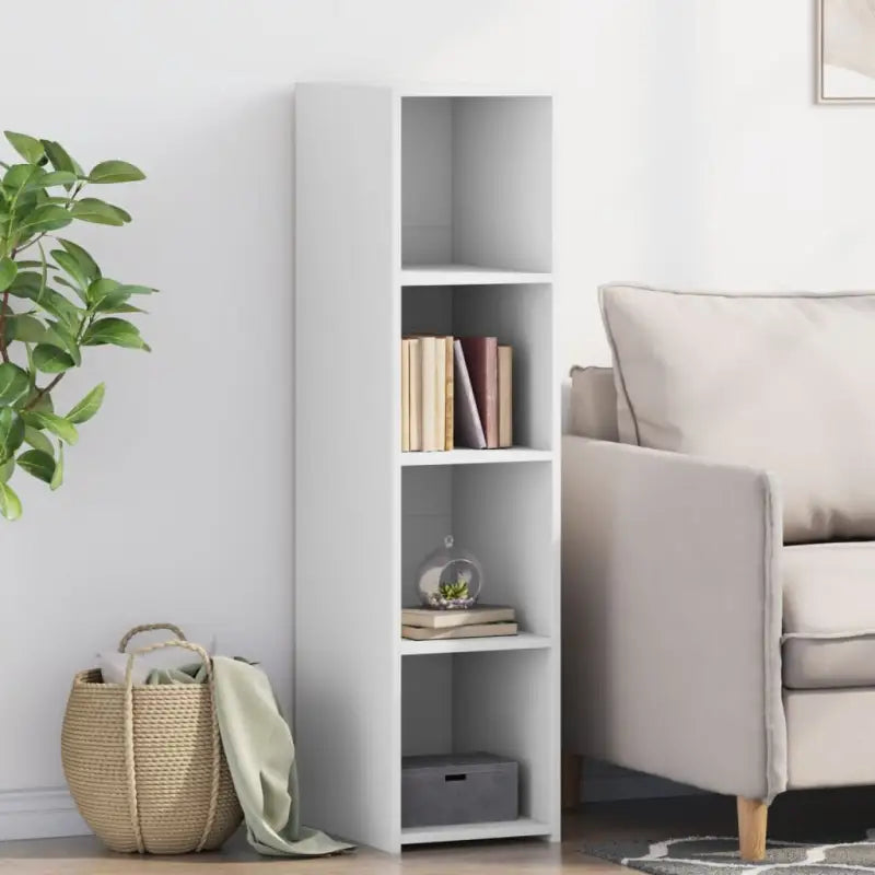 Hoge kast van bewerkt hout voor een stijlvolle en praktische woonkamer - Dressoirs & buffetkasten