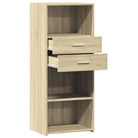 Hoge kast van bewerkt hout voor een stijlvolle inrichting - Dressoirs & buffetkasten