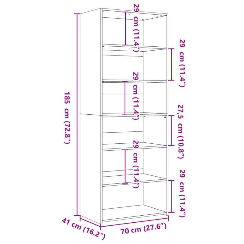Hoge kast van bewerkt hout voor een stijlvolle inrichting - Dressoirs & buffetkasten