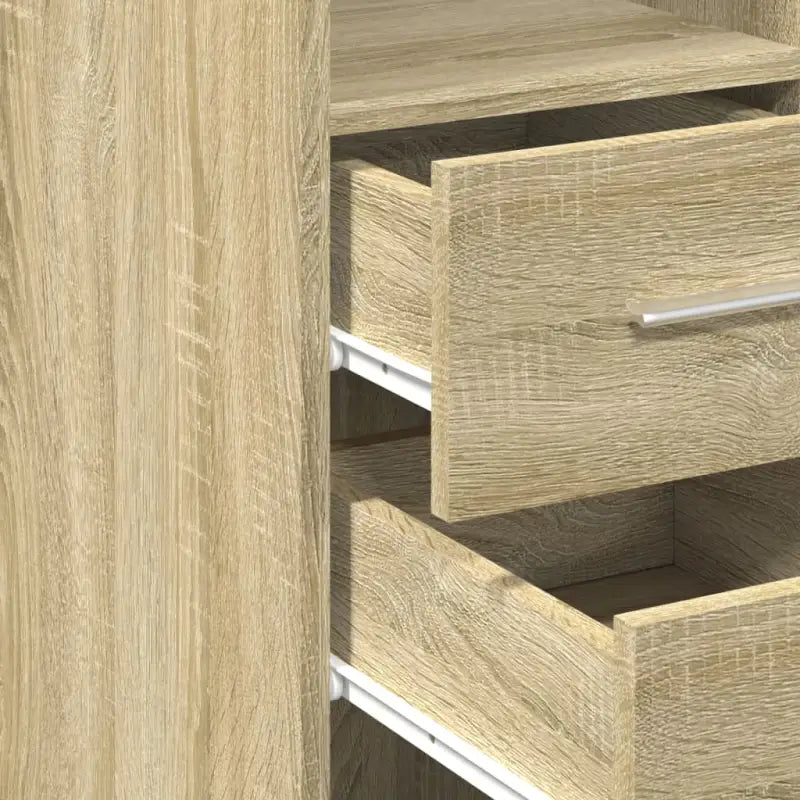 Hoge kast van bewerkt hout voor een stijlvolle inrichting - Dressoirs & buffetkasten