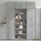 Hoge kast van bewerkt hout voor een stijlvolle inrichting - Dressoirs & buffetkasten