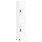 Hoge kast van bewerkt hout voor een trendy en duurzame interieurstijl - Dressoirs & buffetkasten