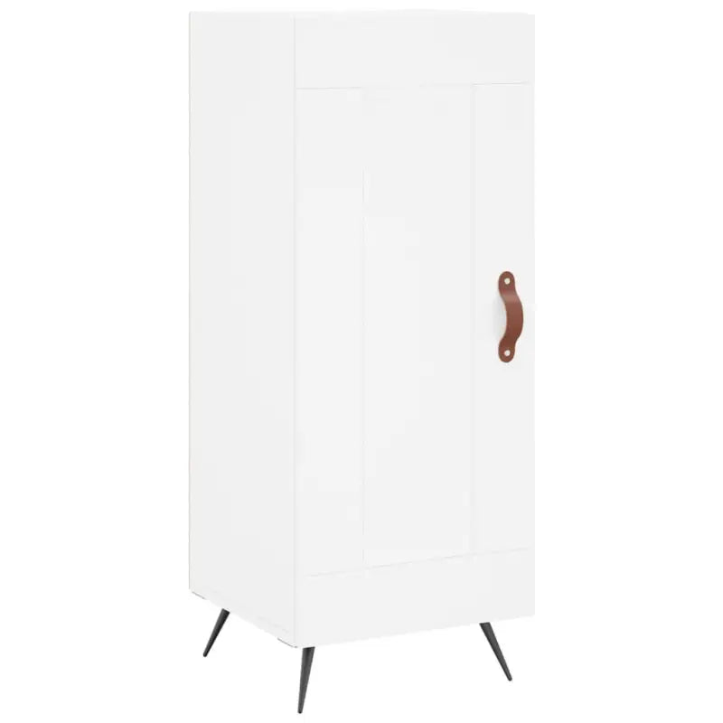 Hoge kast van bewerkt hout voor een trendy en duurzame interieurstijl - Dressoirs & buffetkasten