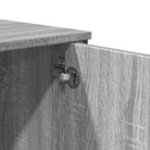 Hoge kast van grijs Sonoma eiken voor een stijlvolle inrichting - Dressoirs & buffetkasten