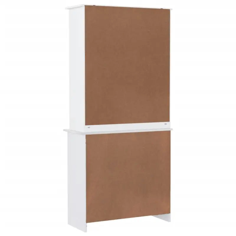 Hoge kast van massief grenenhout met kleine lade opbergruimte - Dressoirs & buffetkasten