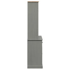 Hoge kast van massief grenenhout met ruime afmetingen deur - Dressoirs & buffetkasten