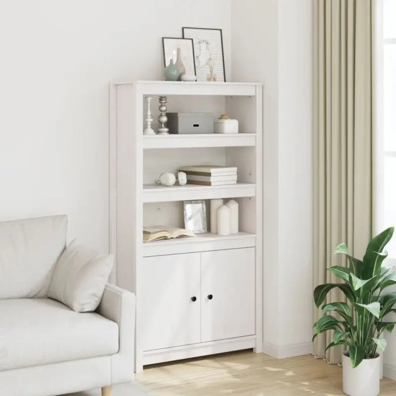 Hoge kast van massief grenenhout voor een klassieke uitstraling - Dressoirs & buffetkasten