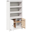 Hoge kast van massief grenenhout voor een klassieke uitstraling - Dressoirs & buffetkasten