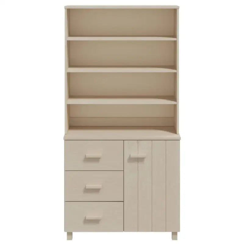 Hoge kast van massief grenenhout voor jouw interieur - Dressoirs & buffetkasten