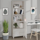 Hoge kast van massief grenenhout voor uw interieur - Wit / 1 - Dressoirs & buffetkasten