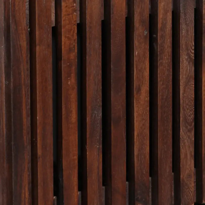 Hoge kast van massief mangohout met industriële uitstraling - Cd- & dvd-kasten