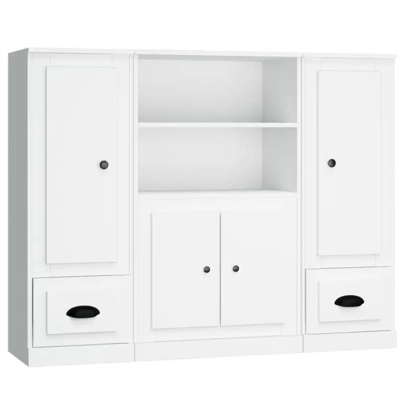 Hoge kasten van bewerkt hout voor een stijlvolle bestaande interieur - Dressoirs & buffetkasten