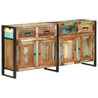 Honingkleurige massief acaciahouten dressoir voor je interieur - 1 / massief gerecycled hout - Dressoirs & buffetkasten