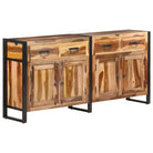 Honingkleurige massief acaciahouten dressoir voor je interieur - Dressoirs & buffetkasten
