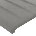 Hoofdbord en voetbord in fluweel levering bevat 147x16x118 - Hoofdborden en voetborden