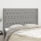 Hoofdbord en Voetbord levering bevat 147x16x118 voor elke slaapkamer - Lichtgrijs / 147 x 16 x 118/128 cm / 1