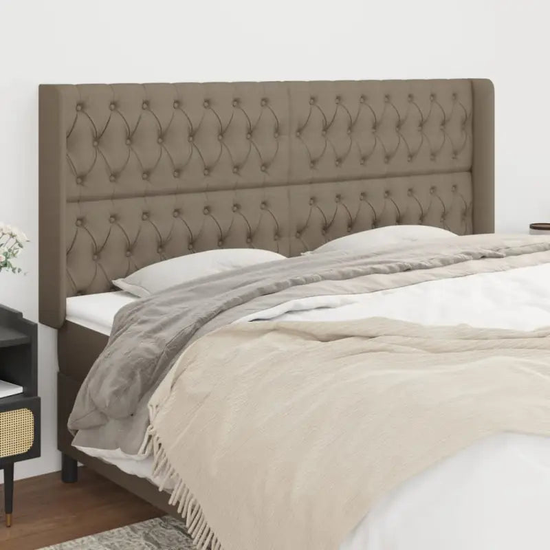 Hoofdbord en Voetbord levering bevat 147x16x118 voor elke slaapkamer - Taupe / 203 x 16 x 118/128 cm / 1 - Hoofdborden