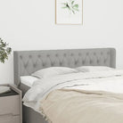 Hoofdbord en Voetbord levering bevat 147x16x118 voor elke slaapkamer - Lichtgrijs / 147 x 16 x 78/88 cm / 1