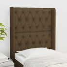 Hoofdbord en Voetbord levering bevat 147x16x118 voor elke slaapkamer - Donkerbruin / 83 x 16 x 118/128 cm / 1