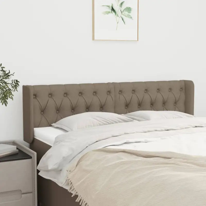 Hoofdbord en Voetbord levering bevat 147x16x118 voor elke slaapkamer - Taupe / 163 x 16 x 78/88 cm / 1 - Hoofdborden
