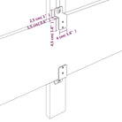 Hoofdbord en Voetbord levering bevat 147x16x118 voor elke slaapkamer - Hoofdborden en voetborden