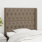 Hoofdbord en Voetbord levering bevat 147x16x118 voor elke slaapkamer - Taupe / 93 x 16 x 118/128 cm / 1 - Hoofdborden