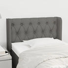 Hoofdbord en Voetbord levering bevat 147x16x118 voor elke slaapkamer - Donkergrijs / 83 x 16 x 78/88 cm / 1