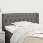 Hoofdbord en Voetbord levering bevat 147x16x118 voor elke slaapkamer - Donkergrijs / 93 x 16 x 78/88 cm / 1