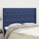 Hoofdbord en Voetbord levering bevat 147x16x118 voor elke slaapkamer - Blauw / 163 x 16 x 118/128 cm / 1 - Hoofdborden