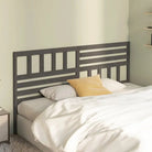Hoofdborden en voetborden in massief grenenhout met trendy design - Grijs / 206 x 100 cm / 1 - Hoofdborden en voetborden