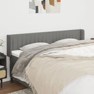 Hoofdborden en voetborden levering bevat 103x16x118 een stijlvolle toevoeging - Donkergrijs / 163 x 16 x 78/88 cm / 1