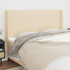Hoofdborden en voetborden levering bevat 103x16x118 een stijlvolle toevoeging - Crème / 203 x 16 x 118/128 cm / 1