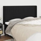 Hoofdborden en voetborden levering bevat 103x16x118 een stijlvolle toevoeging - Zwart / 163 x 16 x 118/128 cm / 1