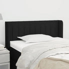 Hoofdborden en voetborden levering bevat 103x16x118 een stijlvolle toevoeging - Zwart / 93 x 16 x 78/88 cm / 1