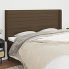 Hoofdborden en voetborden levering bevat 147x16x118 voor elke slaapkamer - Donkerbruin / 203 x 16 x 118/128 cm / 1