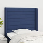 Hoofdborden en voetborden levering bevat 147x16x118 voor elke slaapkamer - Blauw / 93 x 16 x 118/128 cm / 1