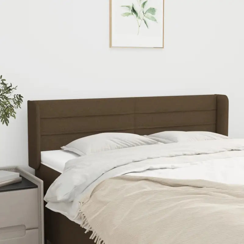 Hoofdborden en voetborden levering bevat 147x16x118 voor elke slaapkamer - Donkerbruin / 147 x 16 x 78/88 cm / 1