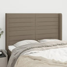 Hoofdborden en voetborden levering bevat 147x16x118 voor elke slaapkamer - Taupe / 147 x 16 x 118/128 cm / 1
