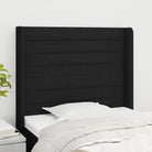 Hoofdborden en voetborden levering bevat 147x16x118 voor elke slaapkamer - Zwart / 83 x 16 x 118/128 cm / 1