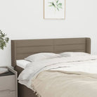 Hoofdborden en voetborden levering bevat 147x16x118 voor elke slaapkamer - Taupe / 147 x 16 x 78/88 cm / 1