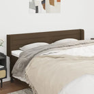 Hoofdborden en voetborden levering bevat 147x16x118 voor elke slaapkamer - Donkerbruin / 203 x 16 x 78/88 cm / 1