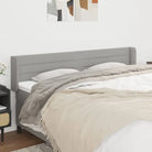 Hoofdborden en voetborden levering bevat 147x16x118 voor elke slaapkamer - Lichtgrijs / 163 x 16 x 78/88 cm / 1