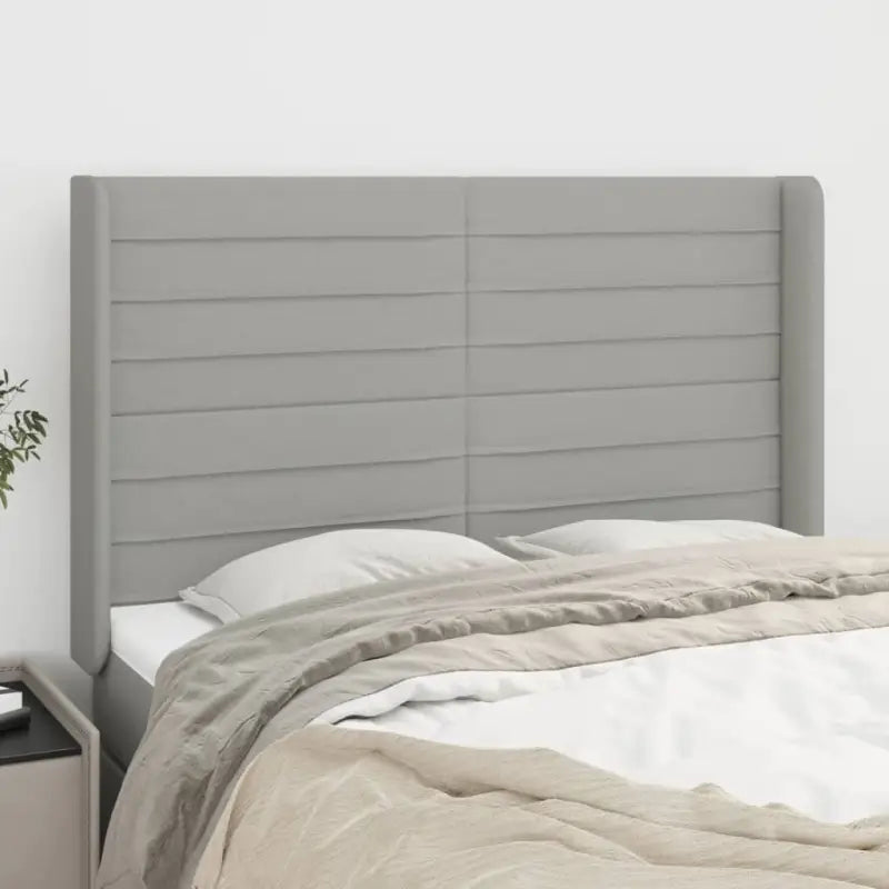 Hoofdborden en voetborden levering bevat 147x16x118 voor elke slaapkamer - Lichtgrijs / 147 x 16 x 118/128 cm / 1